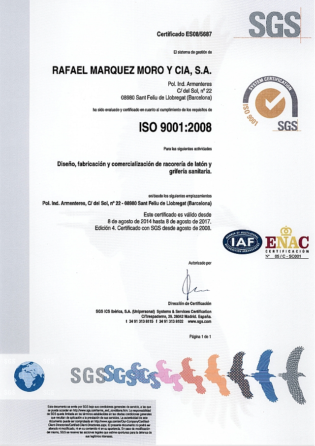 Renovación Certificado Iso 9001 En Rmmcia · Compañía · Blog · Rmmcia